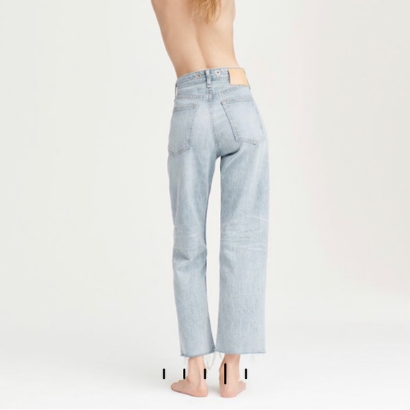 rag & bone Maya High-Rise Ankle Straight - Picture 4 of 5